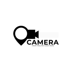 camera photography logo icon vector template.