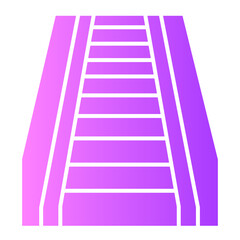 escalator up gradient icon
