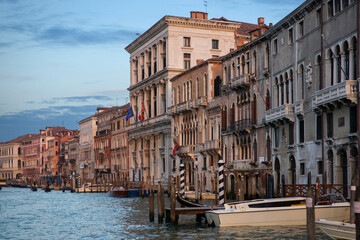View to Grand Canal in Venice, Italy