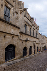 Obraz premium Griechenland, Rhodos, Rhodos, Straßenansicht Ritterstraße