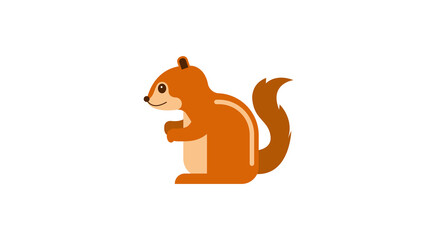 	
Chipmunk vector flat icon. Isolated Squirrel, Chipmunk emoji illustration