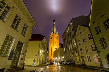 Pikk... Christmas impression. 
Tallinn. Estonia Old Town UNESCO World Heritage Site