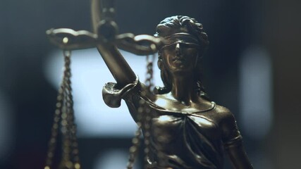 The Statue of Justice - lady justice, Justitia the Roman goddess of Justice