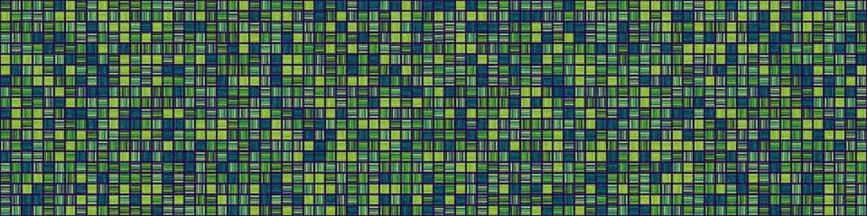 Fototapeta premium Abstract Geometric Pattern generative computational art illustration