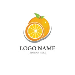 Orange logo design Vector icon