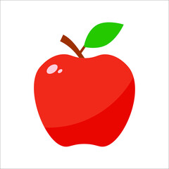 Apple Icon isolated on white background. Apple Icon page symbol for your web site design. Apple Icon Vector illustration. EPS 10