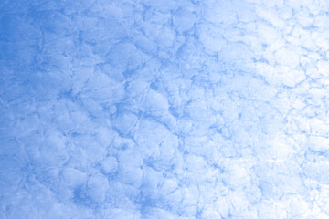 Beautiful sky with fluffy white clouds.