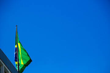 flags on sky brazil