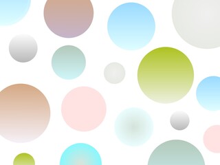 colorful gradient circle shape background