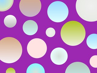 colorful gradient circle shape background