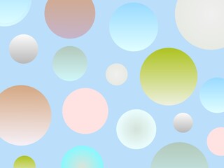 colorful gradient circle shape background