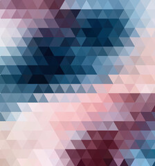 Geometric retro background. Retro pattern of geometric shapes. Colorful pastel mosaic banner.