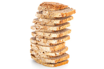 Brot gestapelt