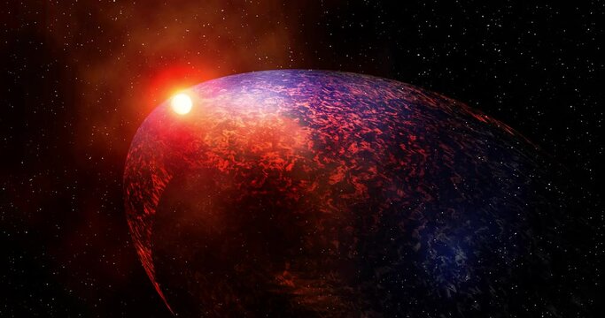 Video 3d rendering dell'espansione dell'universo