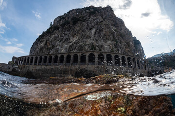 The fortress of Scilla in Calabria (Italy) - obrazy, fototapety, plakaty