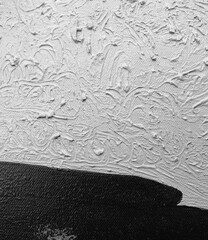 Hand drawn oil painting Brushstrokes of paint Modern Abstract Art Painting