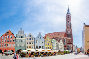Stiftsbasilika Sankt Martin, Landshut, Bayern, Deutschland 