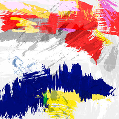 abstract colorful background pattern, with paint strokes and splashes