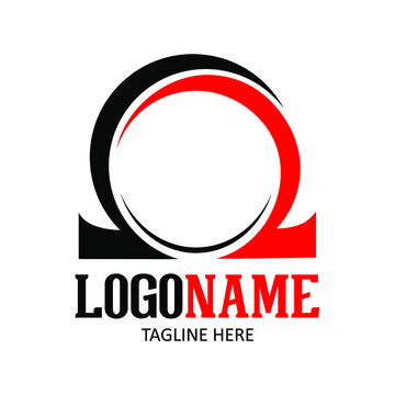 Omega Logo Design Vector Template. Modern Design. Omega Logo. Vector Illustration