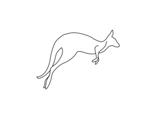 Obraz na płótnie Canvas illustration of a kangaroo