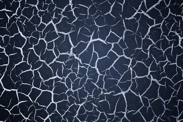 The dark crack abstract background