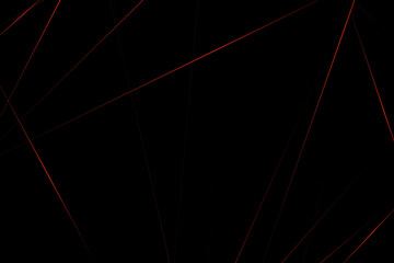 Abstract black with red lines, triangles background modern design. Vector illustration EPS 10.