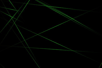 Abstract black with green lines, triangles background modern design. Vector illustration EPS 10.