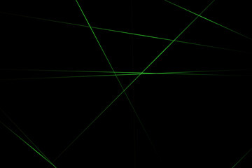 Abstract black with green lines, triangles background modern design. Vector illustration EPS 10.