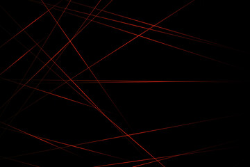 Abstract black with red lines, triangles background modern design. Vector illustration EPS 10.