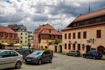 Naklejka na ściany i meble bautzen, deutschland - panorama in der altstadt