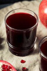 Raw Organic Red Pomegranate Juice