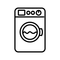 washing machine icon vector. electric appliances icon vector.