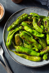Roasted Blistered Shishito Peppers
