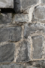 Granite stone wall grey background