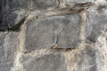 Granite stone wall grey background