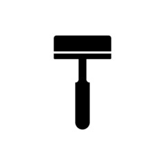 Shaving Razor Barbershop Glyph Icon Vector Illustration