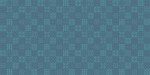 Chinese lattice window background. Seamless pattern. Vector. 中国の格子窓のパターン