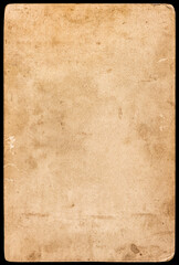 Used grungy paper texture. Old skratched cardboard isolated background
