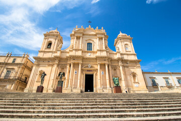 The Noto Cathedral in Sicily, Italy