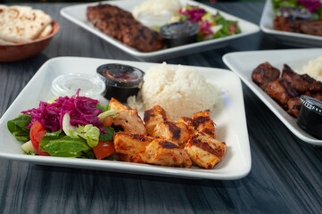middle eastern food feast