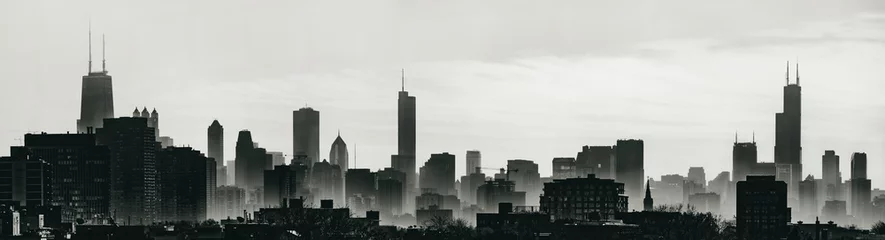 Fotobehang De Horizon van Chicago © RyAndreza