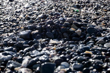 stones on the beach