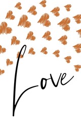  Valentine's day gift cart with love you so much text. Love related items. Home decoration printable.