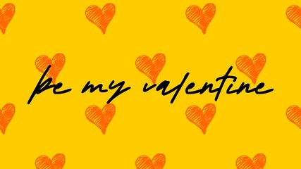  Valentine's day gift cart with be my valentine text. Love related items. Home decoration printable.
