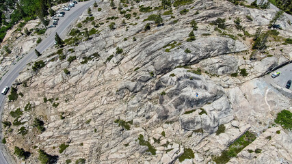 Aerial Photo Mountain Pass Soda Springs California