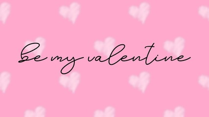 Fototapeta na wymiar Valentine's day gift cart with be my valentine text. Love related items. Home decoration printable. 