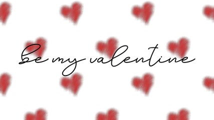  Valentine's day gift cart with be my valentine text. Love related items. Home decoration printable.
