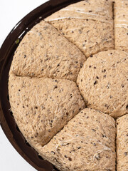 Halva from sunflower seeds, or sesame. A healthy dietary nutritious dessert. Vegetable protein. Vegetarian balanced meal. Selective focus