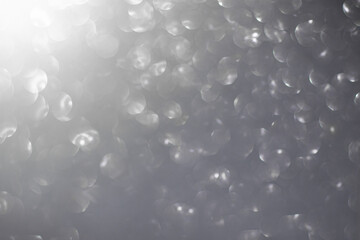 Abstract shiny glitter silver background. P