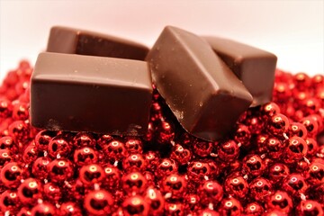 Fototapeta Romantyczne czekoladki dla ukochanej  obraz